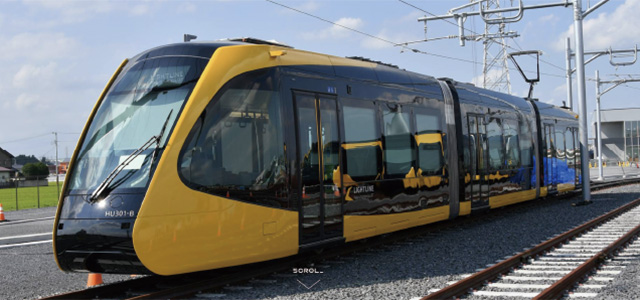 次世代型路面電車“LRT”（2023年8月開業予定）