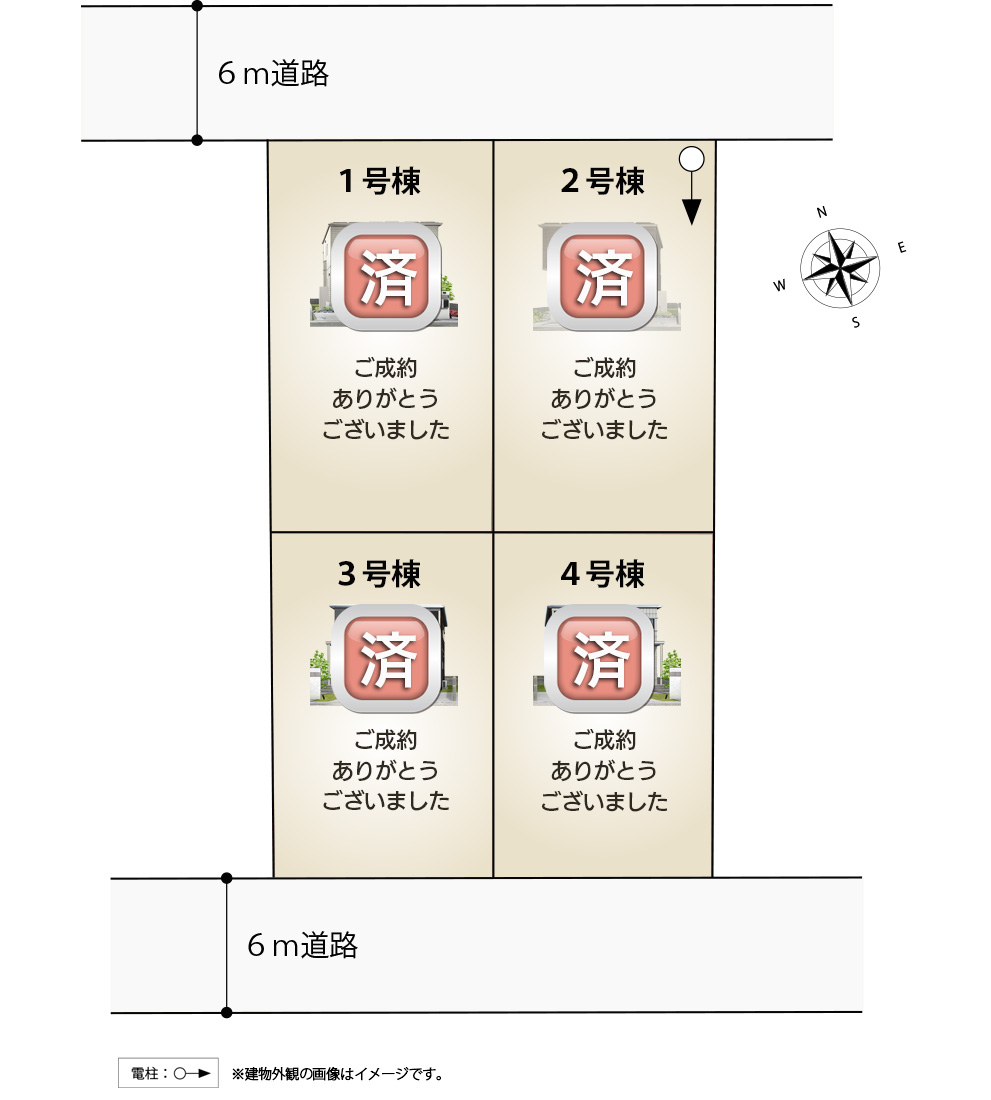 スマートハイムシティ平松本町　区画図