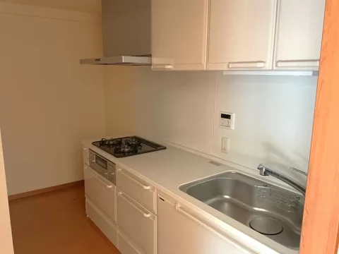 小山市駅東通りマンション【2LDK】キッチン　（2026年10月撮影）