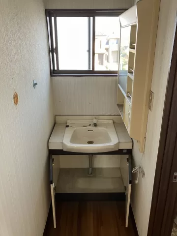真岡市荒町三丁目【６K+店舗スペース】２階　洗面台