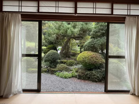 那珂川町矢又【7DK】西側和室からの眺め（２０２６年９月撮影）