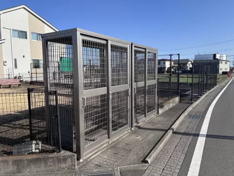 大田原市本町二丁目【4LDK】ゴミステーション　現地（２０２６年３月）撮影