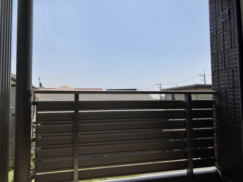 宇都宮市インターパーク二丁目【3LDK＋S】バルコニー　（2023年4月撮影）