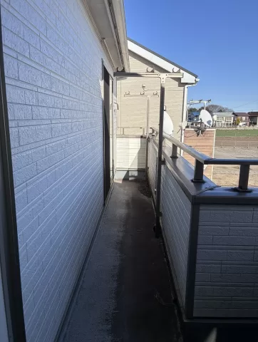 大田原市本町二丁目【4LDK】バルコニー　現地（２０２６年３月）撮影