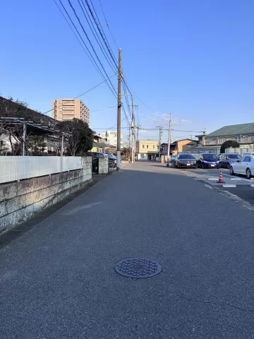 宇都宮市菊水町【6LDK】南側前面道路　 ※街並み含む 　室内（2026年2月）撮影