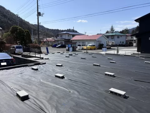 日光市鬼怒川温泉大原【土地】北東方向より撮影現地土地　※街並みを含む　（2026年3月撮影）