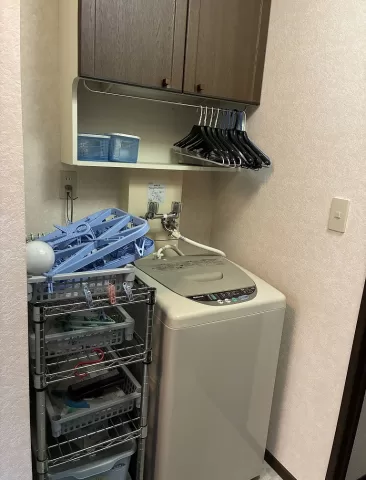 大田原市実取【4LDK+書斎】1F　洗濯機置き場