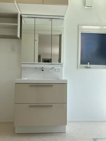 宇都宮市インターパーク二丁目【3LDK＋S】洗面台　（2023年4月撮影）