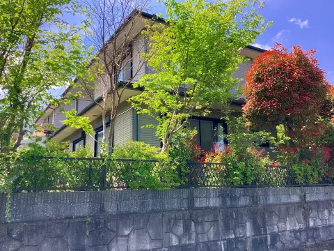 那須烏山市小倉【3LDK】北東側より撮影現地外観 現地（2026年4月）撮影