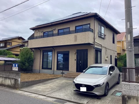 小山市東城南五丁目【4LDK】南東側より撮影現地外観　※街並み含む　現地（2026年6月）撮影