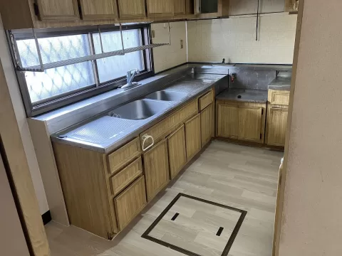 野木町丸林【4LDK】１Ｆ　キッチン　室内（2026年3月）撮影