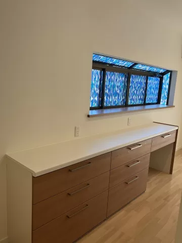 足利市東砂原後町【4LDK+S】1Ｆ　キッチン背面収納