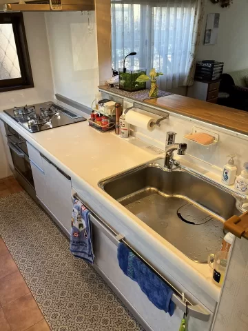 小山市大字立木【4LDK】キッチン　食器洗浄乾燥機付き　室内（2025年12月）撮影