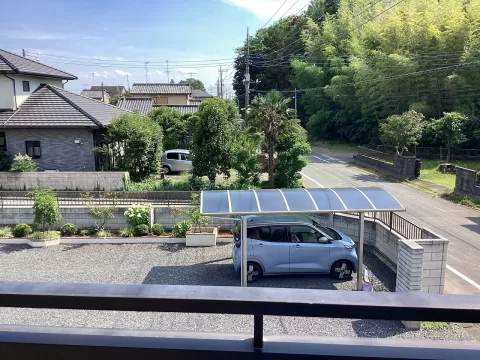 佐野市新吉水町【5LDK】2Fバルコニーからの眺め　（2026年6月）撮影 　※街並みを含む