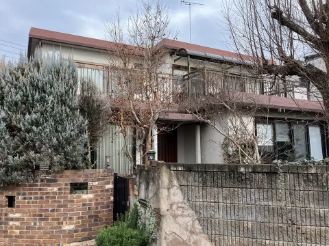 宇都宮市細谷町【5LDK】南西側より撮影現地外観　（2025年12月）撮影