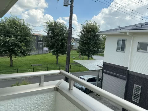 宇都宮市西刑部町【4LDK】二階からの眺望　（2026年7月撮影)