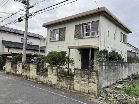 佐野市奈良渕町【5LDK】北東側より撮影現地外観　現地（2025年11月）撮影