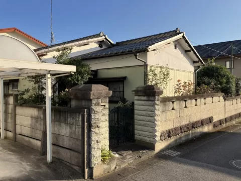 宇都宮市緑一丁目【土地】北西側より撮影現地土地　※街並み含む現地（２０２５年１１月）撮影