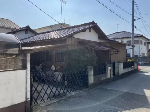 宇都宮市緑三丁目【土地】北西側より撮影現地土地　※街並み含む　現地（２０２６年２月）撮影