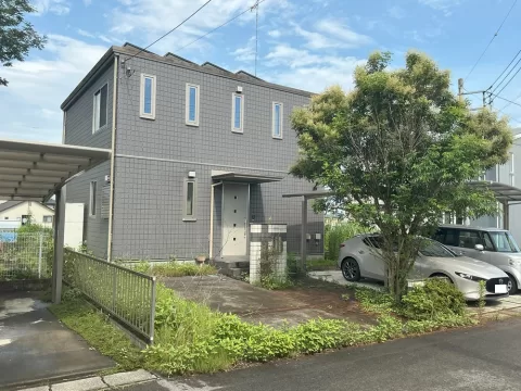 那須塩原市西三島三丁目【4LDK】北西側より撮影現地外観（２０２６年８月撮影）