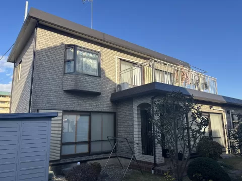 小山市大字立木【4LDK】南側より撮影現地外観　現地（2025年12月）撮影