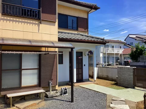 古河市尾崎【4LDK】南側より撮影現地外観　 ※街並みを含む （2026年5月）撮影