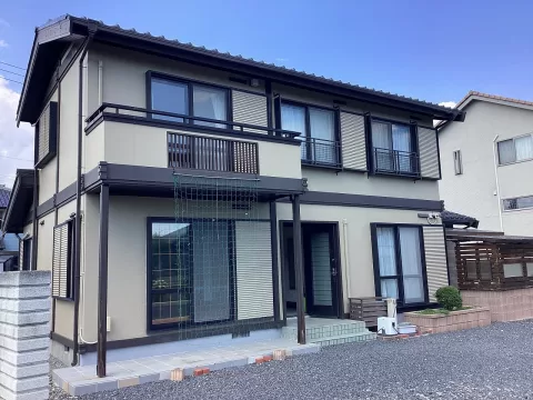 佐野市新吉水町【5LDK】南側より撮影現地外観 現地（2026年6月）撮影 ※街並みを含む