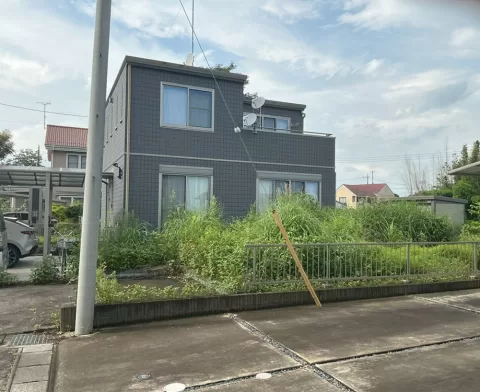 那須塩原市西三島三丁目【4LDK】南側より撮影現地外観（２０２６年８月撮影）