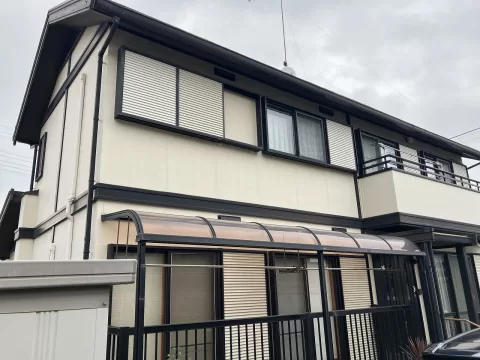 結城市結城【4LDK】南西側より撮影現地外観　（2026年6月）撮影 　