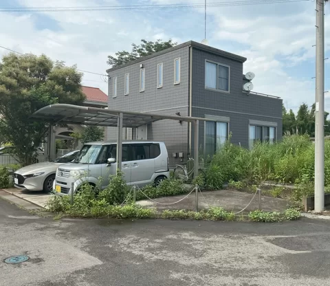 那須塩原市西三島三丁目【4LDK】南西側より撮影現地外観（２０２６年８月撮影）