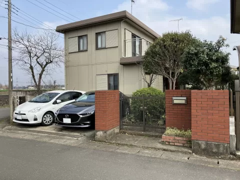 野木町丸林【4LDK】西側より撮影現地外観　現地（2026年3月）撮影