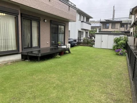 下野市医大前一丁目【5LDK】庭　※街並み含む（2026年7月撮影)