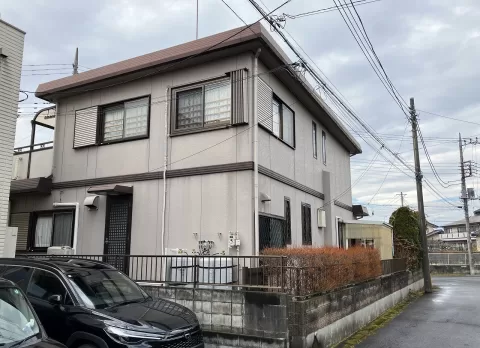 宇都宮市細谷町【5LDK】東側より撮影現地外観