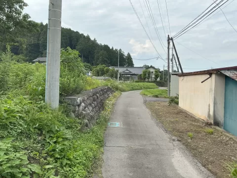 【宇都宮市今里町】東側前面道路 　※街並み含む 　現地（2026年6月）撮影
