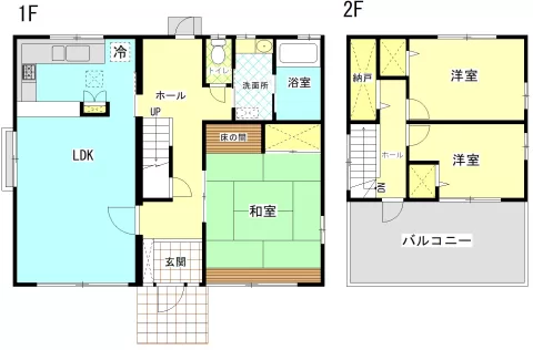 真岡市八木岡【3LDK】間取り図　※図面と現況が異なる場合は、現況優先となります。