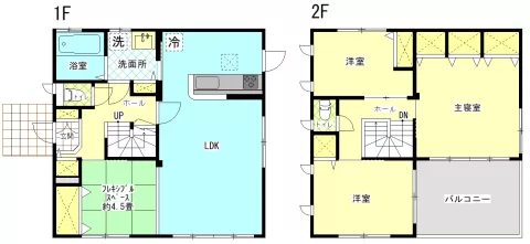 那須塩原市西三島三丁目【4LDK】間取り図　※図面と現況が異なる場合は、現況優先になります。