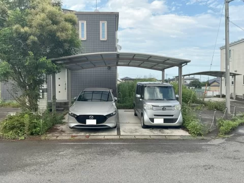 那須塩原市西三島三丁目【4LDK】西側より撮影現地外観（２０２６年８月撮影）